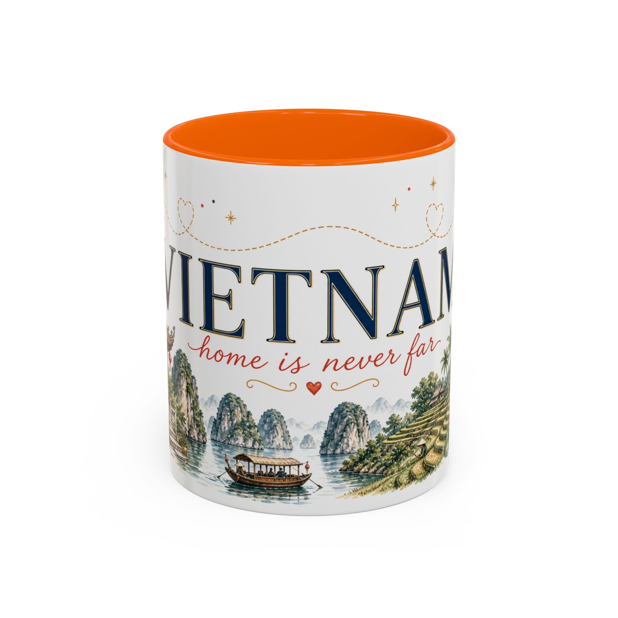 Vietnam Home Country Mug | Moving Away Gift | Long Distance Friendship | 11 oz 15 oz Accent Mug