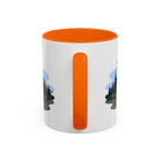 Lassen Volcanic National Park Coffee Mug | Solid Color Block Park Souvenir | 11oz 15oz Accent Mug