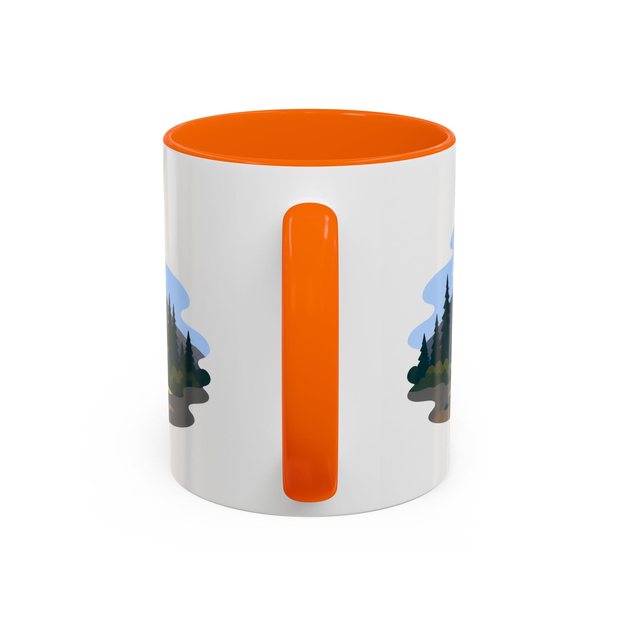 Lassen Volcanic National Park Coffee Mug | Solid Color Block Park Souvenir | 11oz 15oz Accent Mug