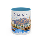 Oman Coffee Mug | Travel Souvenir Accent Mug | Place Gift Ceramic Cup 11oz 15oz
