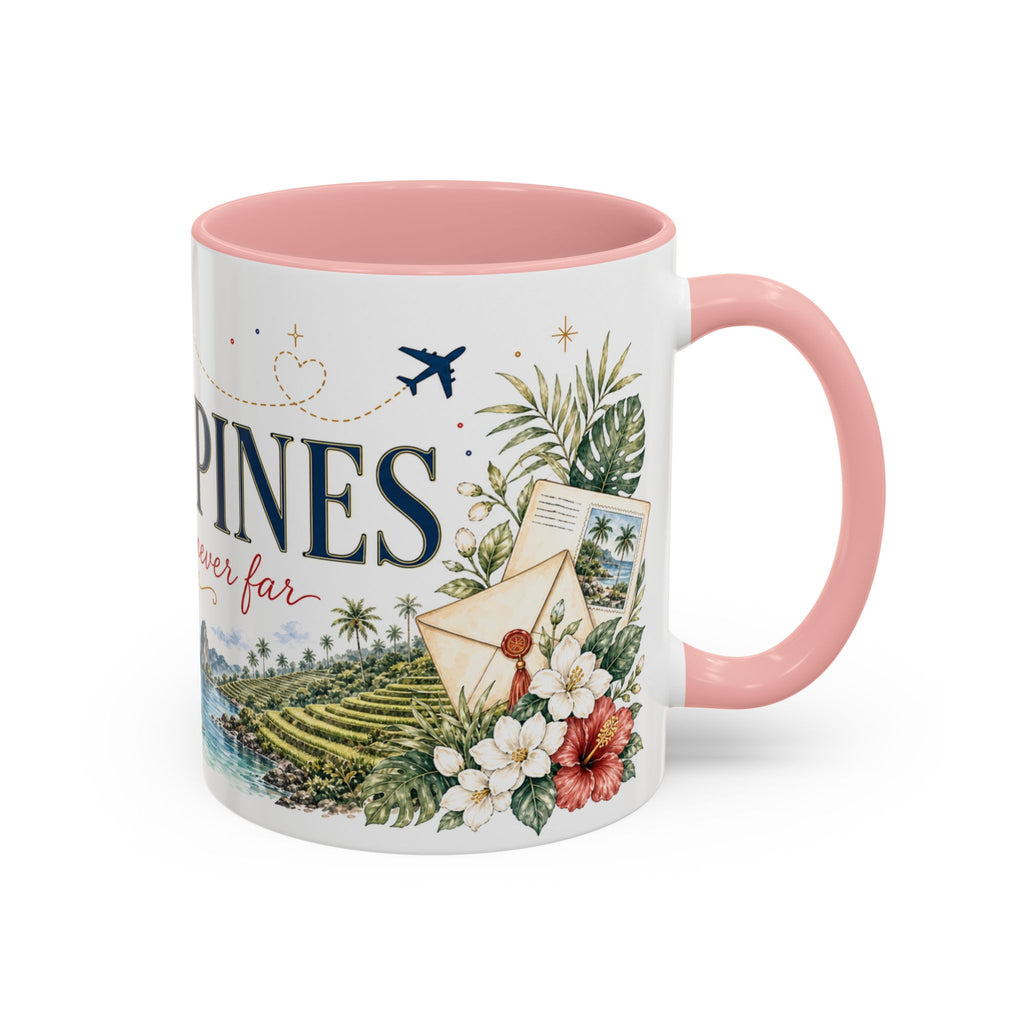 Philippines Home Country Mug | Moving Away Gift | Long Distance Friendship | 11 oz 15 oz Accent Mug