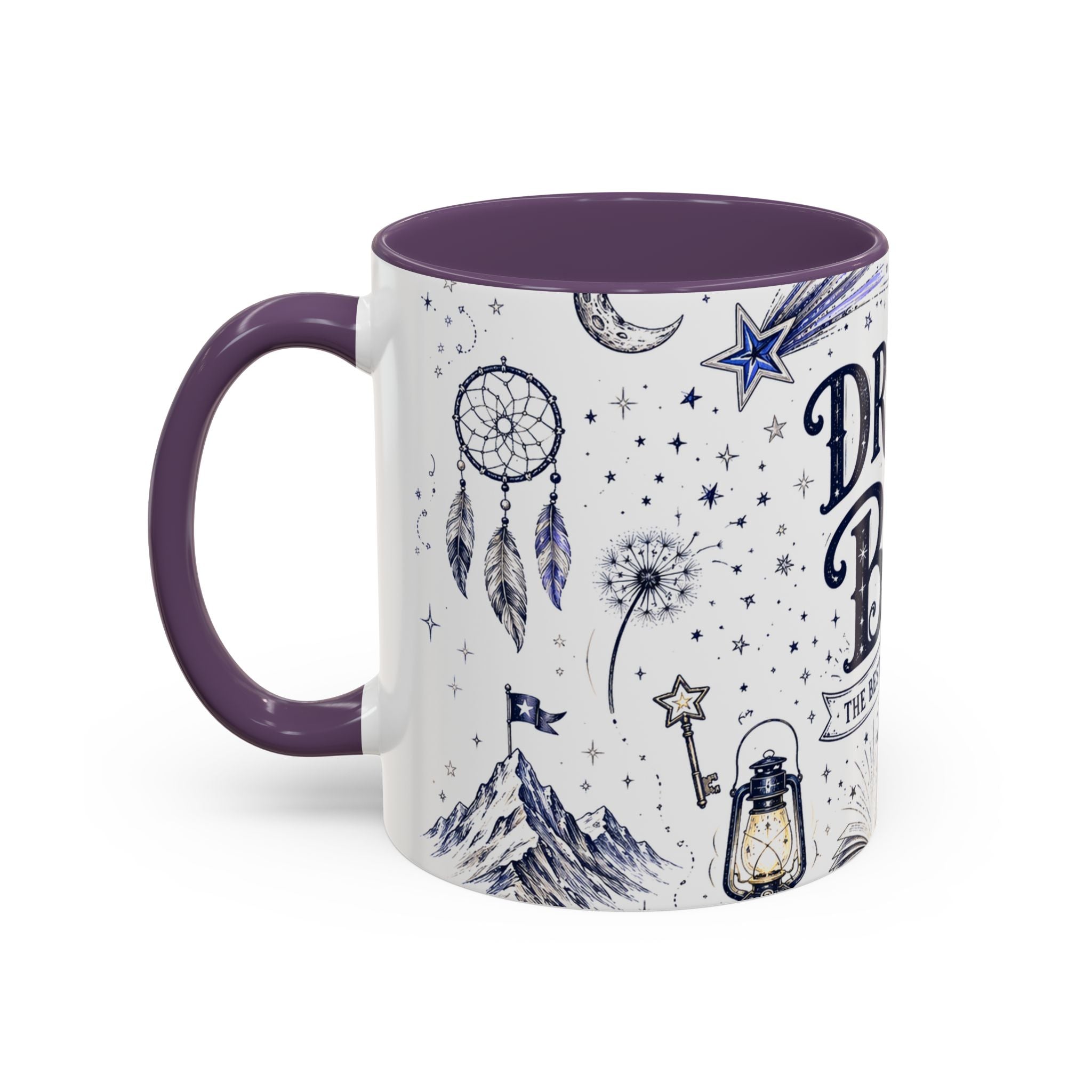 Dream Big Coffee Mug | Class of 2026 Graduation Gift | Accent Color Ceramic 11oz 15oz