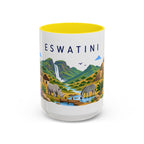 Eswatini Coffee Mug | Travel Souvenir Accent Mug | Country Gift Ceramic Cup 11oz 15oz