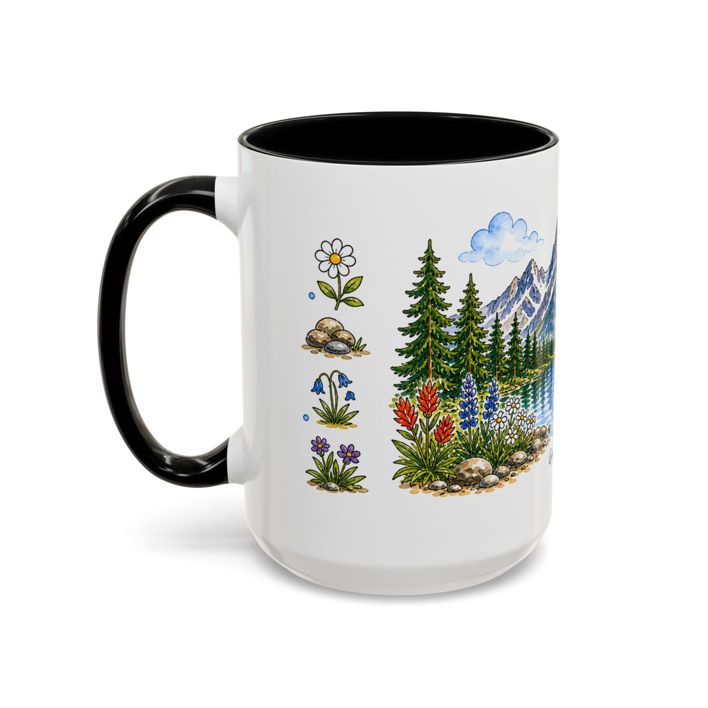 Grand Teton National Park Mug | US Travel Souvenir Accent Coffee Mug | 11oz 15oz Ceramic Cup