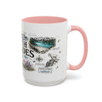 North Cascades National Park Coffee Mug | Washington Alpine Glacier Hiking Gift | Accent Color Ceramic 11oz 15oz