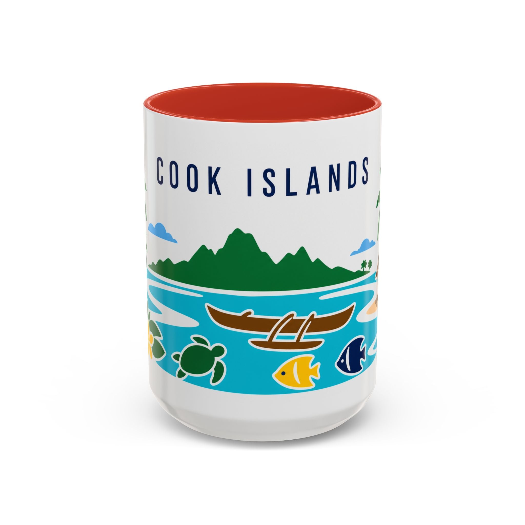 Cook Islands Coffee Mug | Travel Souvenir Accent Mug | Country Gift Ceramic Cup 11oz 15oz