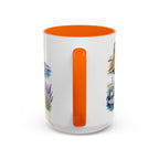 Marseille Illustrated Travel Mug | City Souvenir Accent Coffee Mug | 11oz 15oz Ceramic Cup