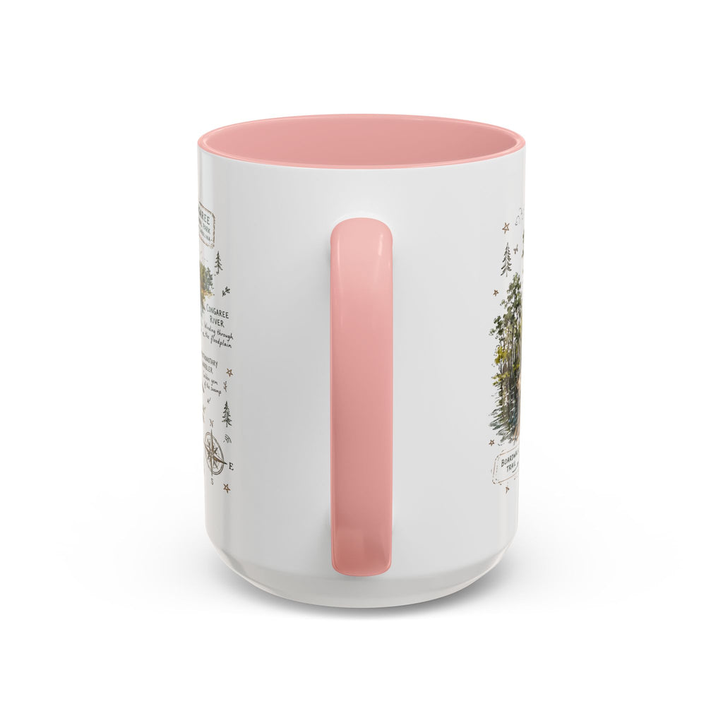 Congaree National Park Coffee Mug | South Carolina Forest Floodplain Gift | Accent Color Ceramic 11oz 15oz