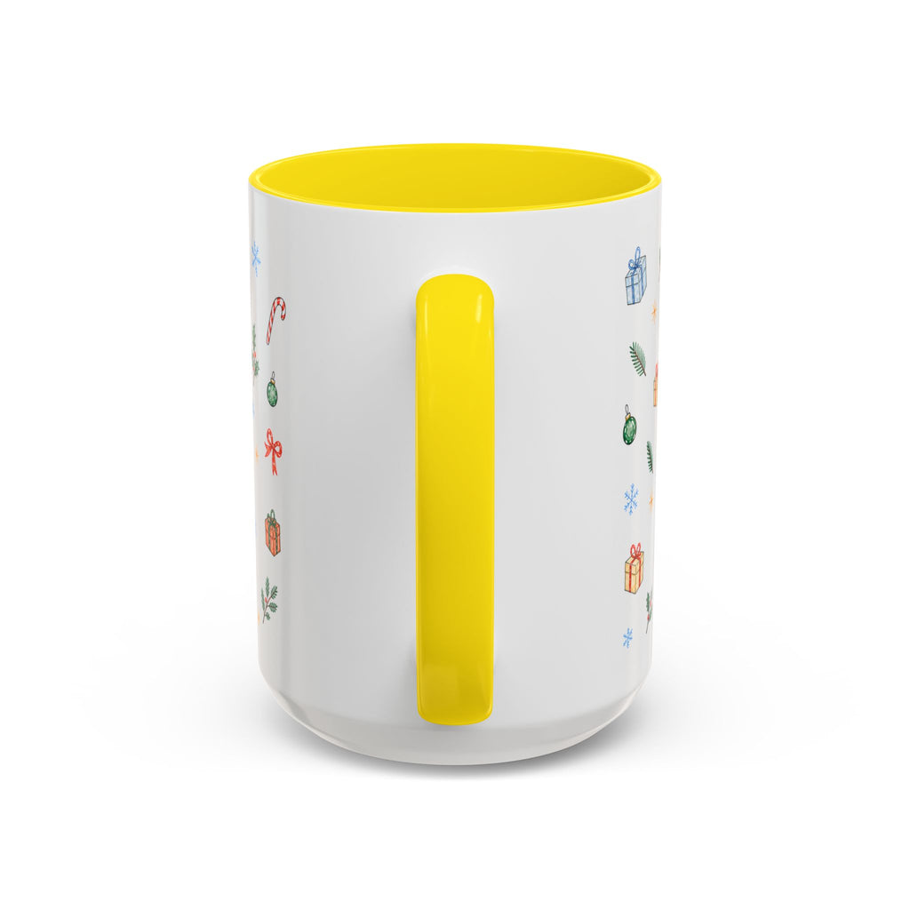 Miami Christmas Mug | Watercolor Art Deco City Souvenir (11oz/15oz)