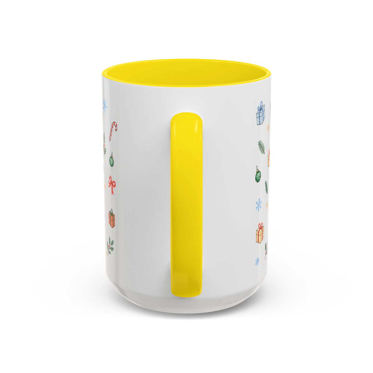 Miami Christmas Mug | Watercolor Art Deco City Souvenir (11oz/15oz)
