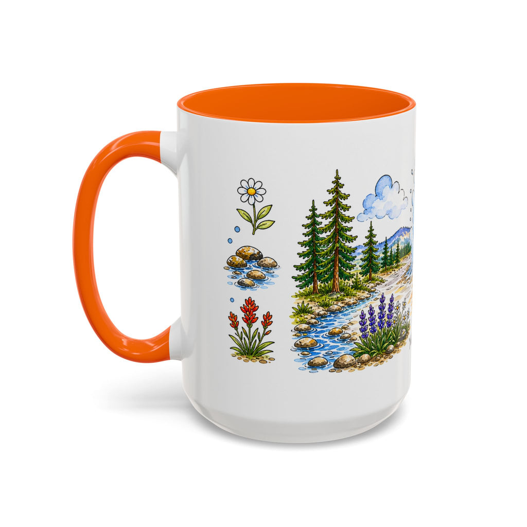 Yellowstone National Park Mug | US Travel Souvenir Accent Coffee Mug | 11oz 15oz Ceramic Cup