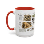 Mammoth Cave National Park Coffee Mug | Kentucky Cave Exploration Hiking Gift | Accent Color Ceramic 11oz 15oz