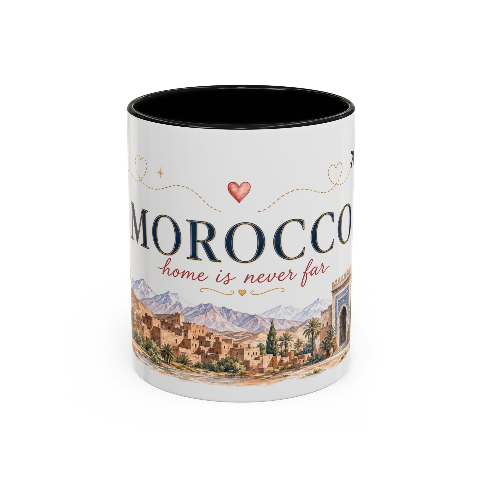 Morocco Home Country Mug | Moving Away Gift | Long Distance Friendship | 11 oz 15 oz Accent Mug