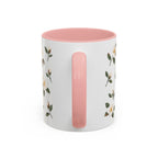 Louisiana Magnolia Mug, State Flower Floral Coffee Cup, 11oz Botanical Gift