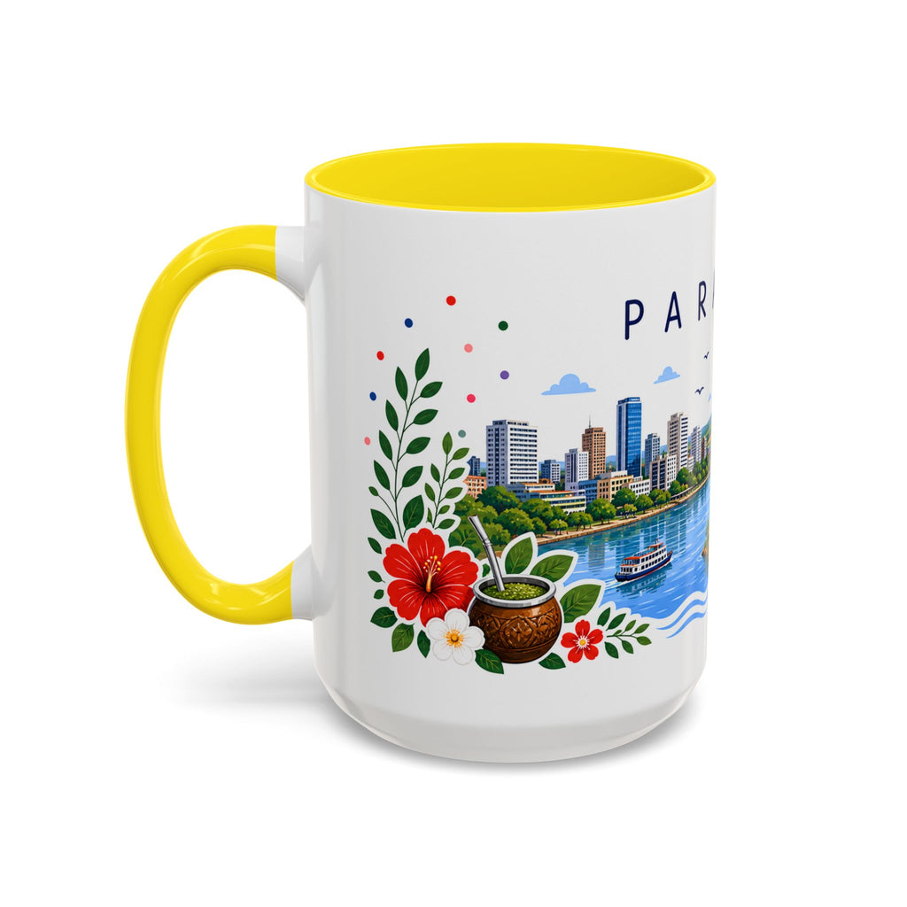 Paraguay Coffee Mug | Travel Souvenir Accent Mug | Place Gift Ceramic Cup 11oz 15oz