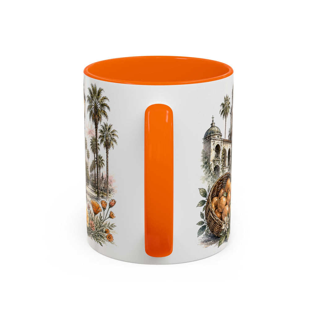 Riverside Coffee Mug | United States Travel Souvenir | Vintage Illustrated City Gift | 11 oz 15 oz Accent Mug