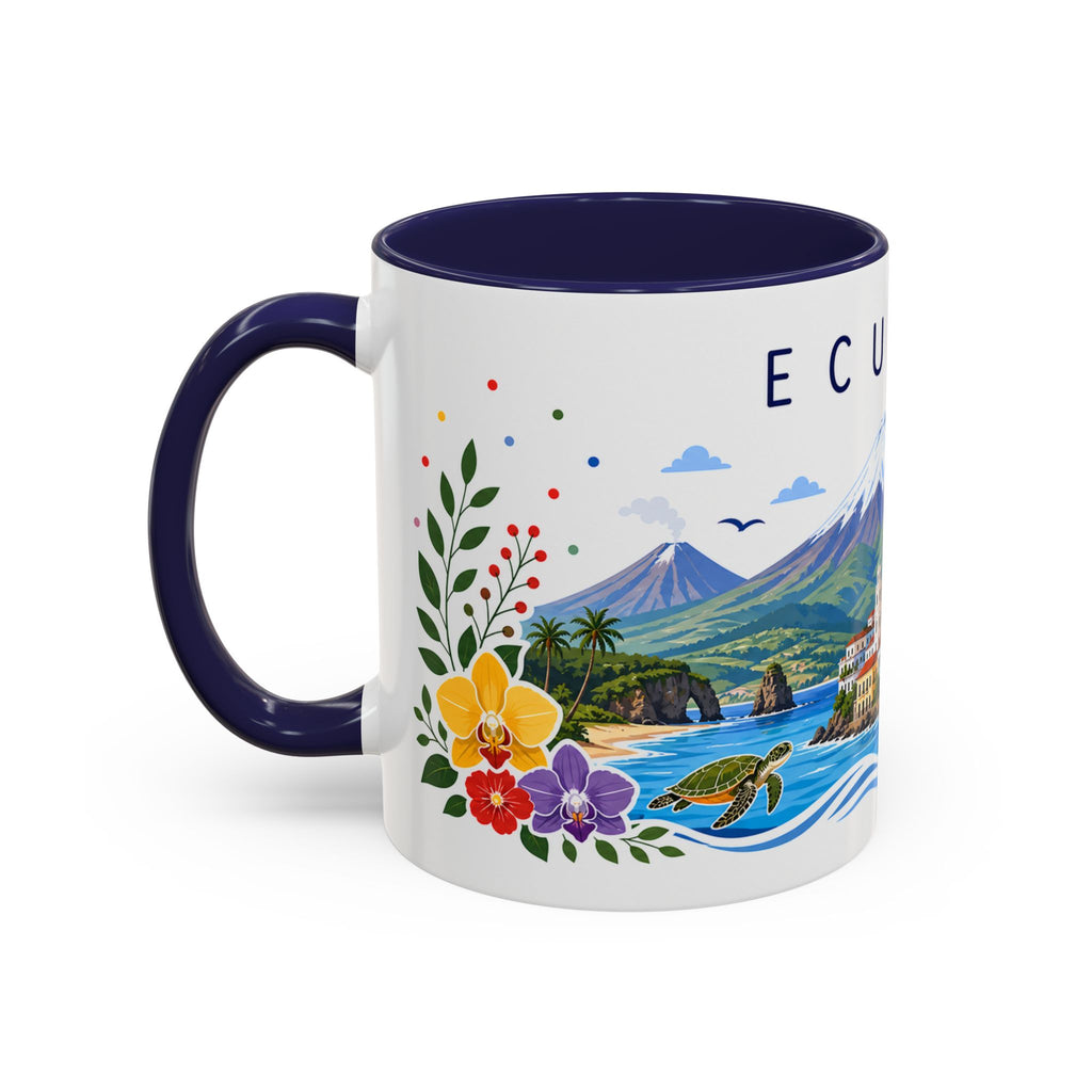 Ecuador Coffee Mug | Travel Souvenir Accent Mug | Place Gift Ceramic Cup 11oz 15oz