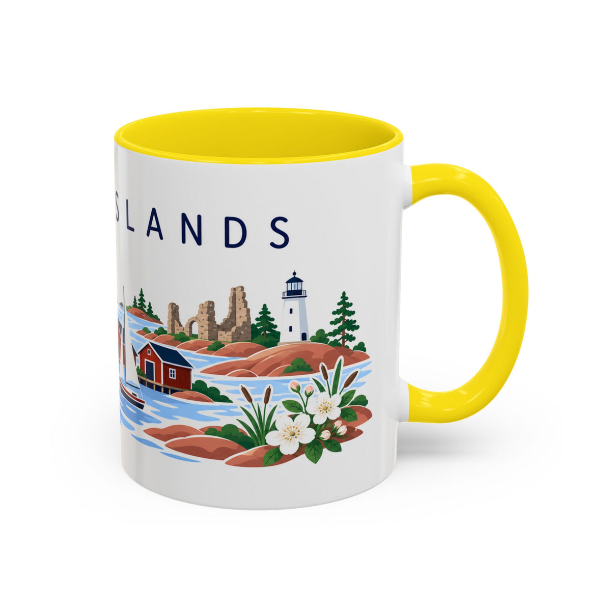 Åland Islands Coffee Mug | Travel Souvenir Accent Mug | Country Gift Ceramic Cup 11oz 15oz