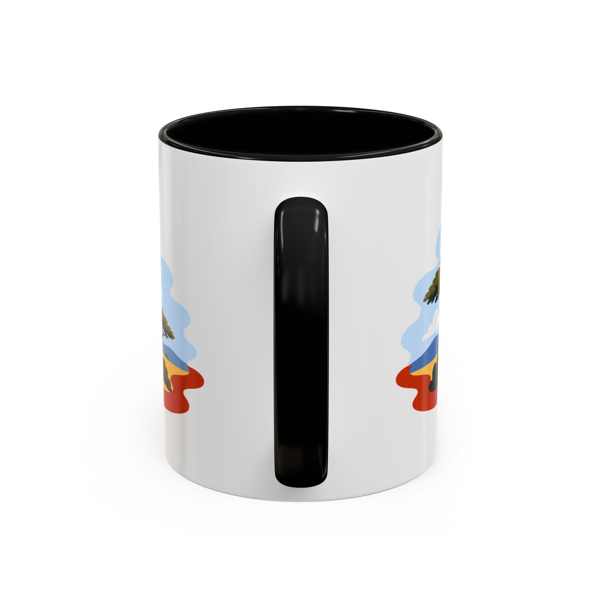 Masai Mara Coffee Mug | Travel Destination Souvenir Gift | Accent Color Ceramic 11oz 15oz