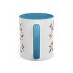 Pennsylvania Mountain Laurel Mug, State Flower Floral Coffee Cup, 11oz Botanical Gift