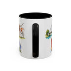 Dallas Illustrated Travel Mug | City Souvenir Accent Coffee Mug | 11oz 15oz Ceramic Cup