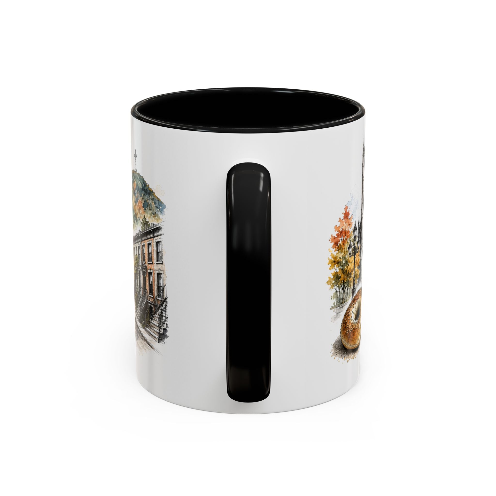 Montreal Coffee Mug | Canada Travel Souvenir | Vintage Illustrated City Gift | 11 oz 15 oz Accent Mug