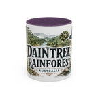 Daintree Rainforest Mug, Australia Travel Souvenir, Bucket List Gift, Accent Ceramic Coffee Mug 11oz 15oz