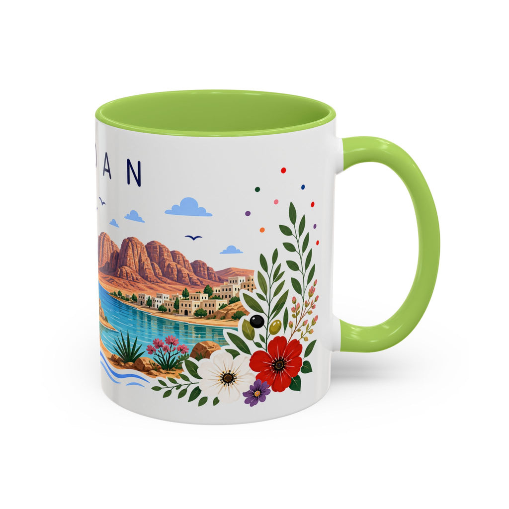 Jordan Coffee Mug | Travel Souvenir Accent Mug | Place Gift Ceramic Cup 11oz 15oz