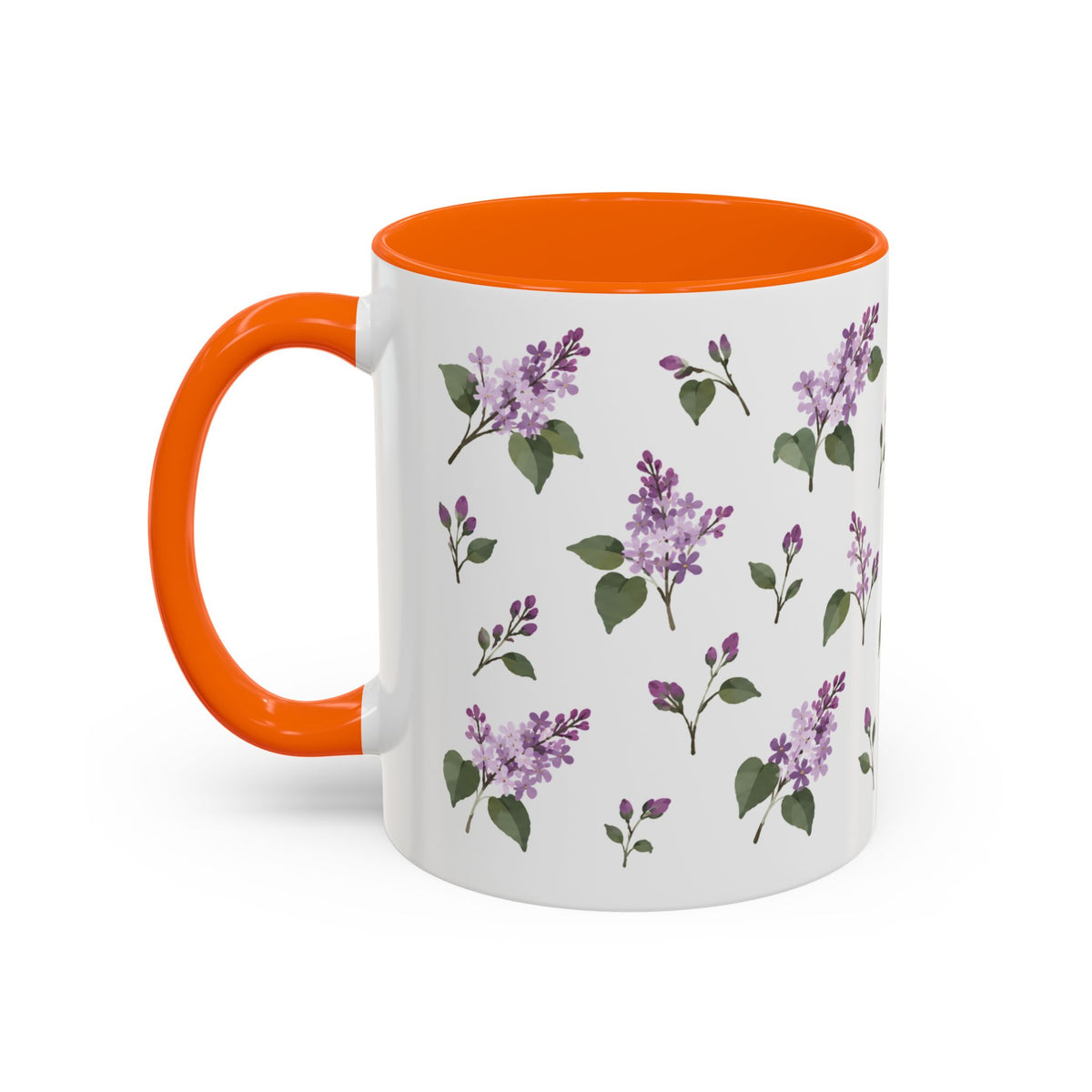 New Hampshire Purple Lilac Mug, State Flower Floral Coffee Cup, 11oz Botanical Gift