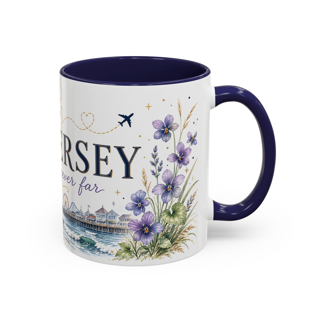 New Jersey Home State Mug | Moving Away Gift | Long Distance Friendship Coffee Cup | 11oz 15oz Accent Mug