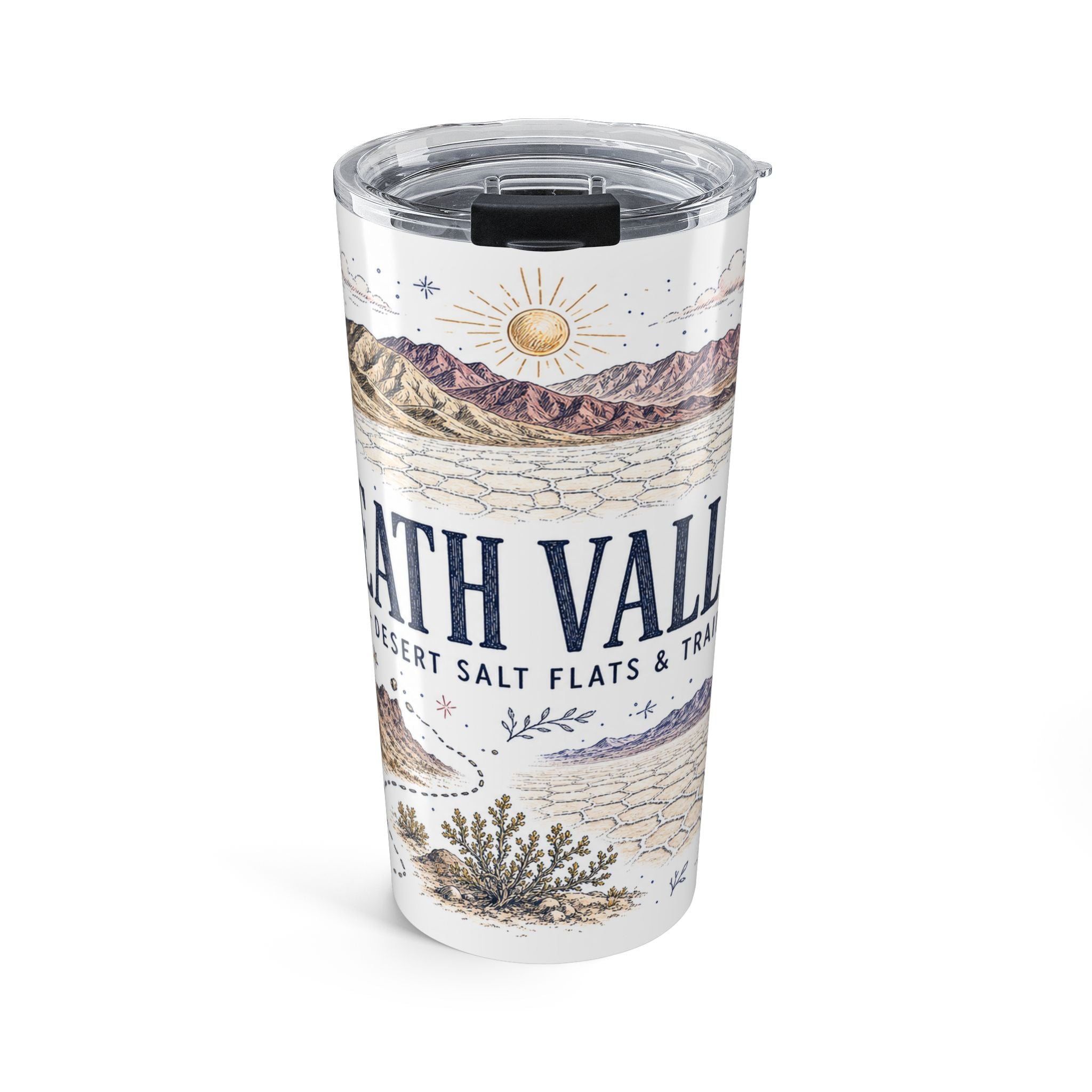 Death Valley National Park 20oz Tumbler | California Desert Hiking Camping Gift | Insulated Stainless Steel Travel Cup
