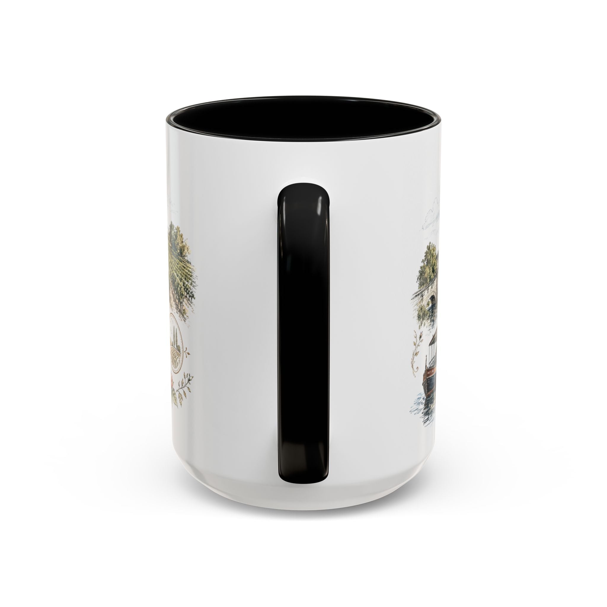 Loire Valley Mug, France Travel Souvenir, Bucket List Gift, Accent Ceramic Coffee Mug 11oz 15oz