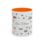 New Orleans Christmas Mug | Watercolor City Souvenir, Travel Gift (11oz/15oz)