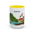 Mauritius Coffee Mug | Travel Souvenir Accent Mug | Country Gift Ceramic Cup 11oz 15oz