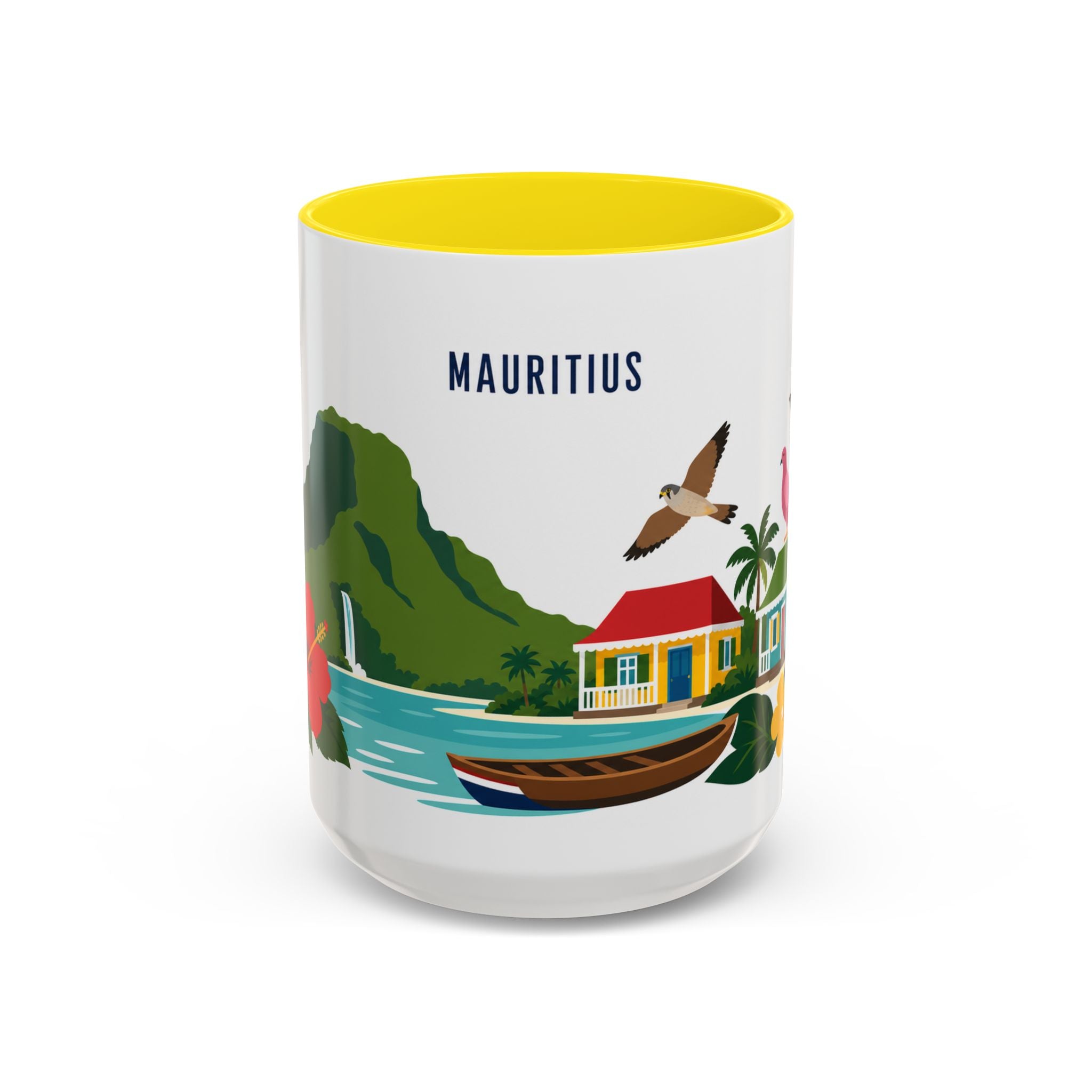 Mauritius Coffee Mug | Travel Souvenir Accent Mug | Country Gift Ceramic Cup 11oz 15oz