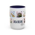 New Orleans Coffee Mug | Postage Stamp Collage Mug | Travel Souvenir Accent Cup 11oz 15oz