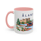 Åland Islands Coffee Mug | Travel Souvenir Accent Mug | Country Gift Ceramic Cup 11oz 15oz