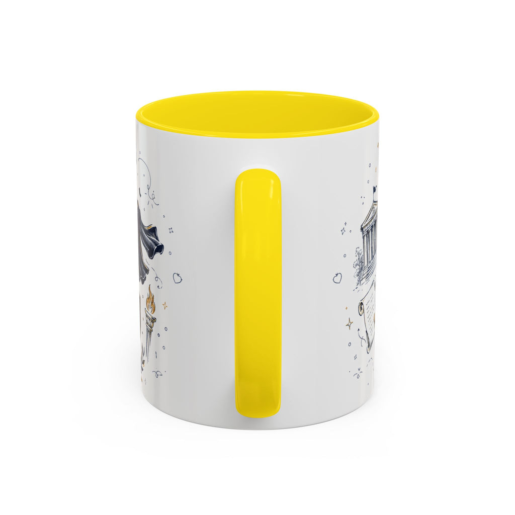 Congrats Graduate Coffee Mug | Class of 2026 Graduation Gift | Accent Color Ceramic 11oz 15oz
