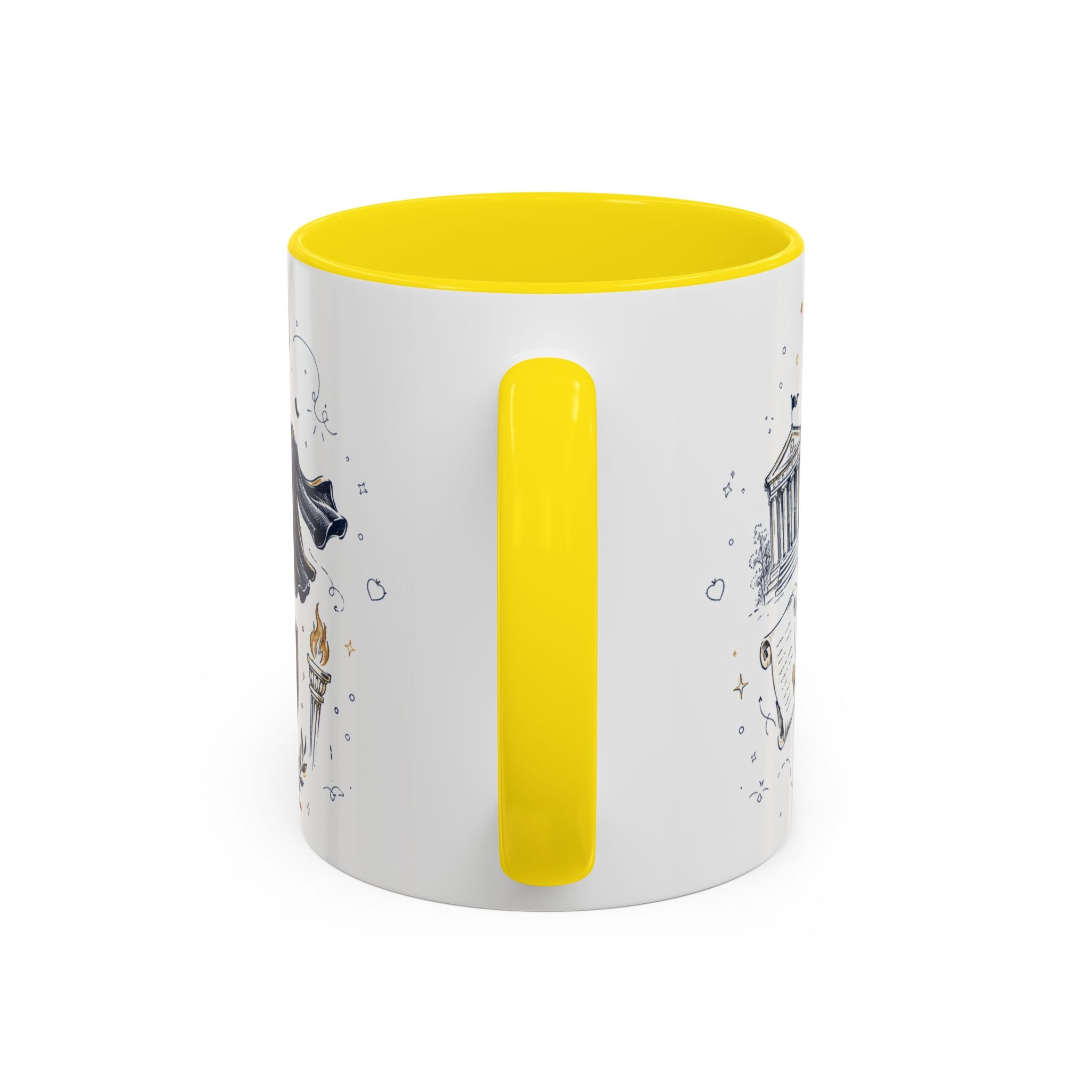 Congrats Graduate Coffee Mug | Class of 2026 Graduation Gift | Accent Color Ceramic 11oz 15oz