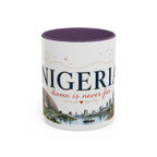 Nigeria Home Country Mug | Moving Away Gift | Long Distance Friendship | 11 oz 15 oz Accent Mug