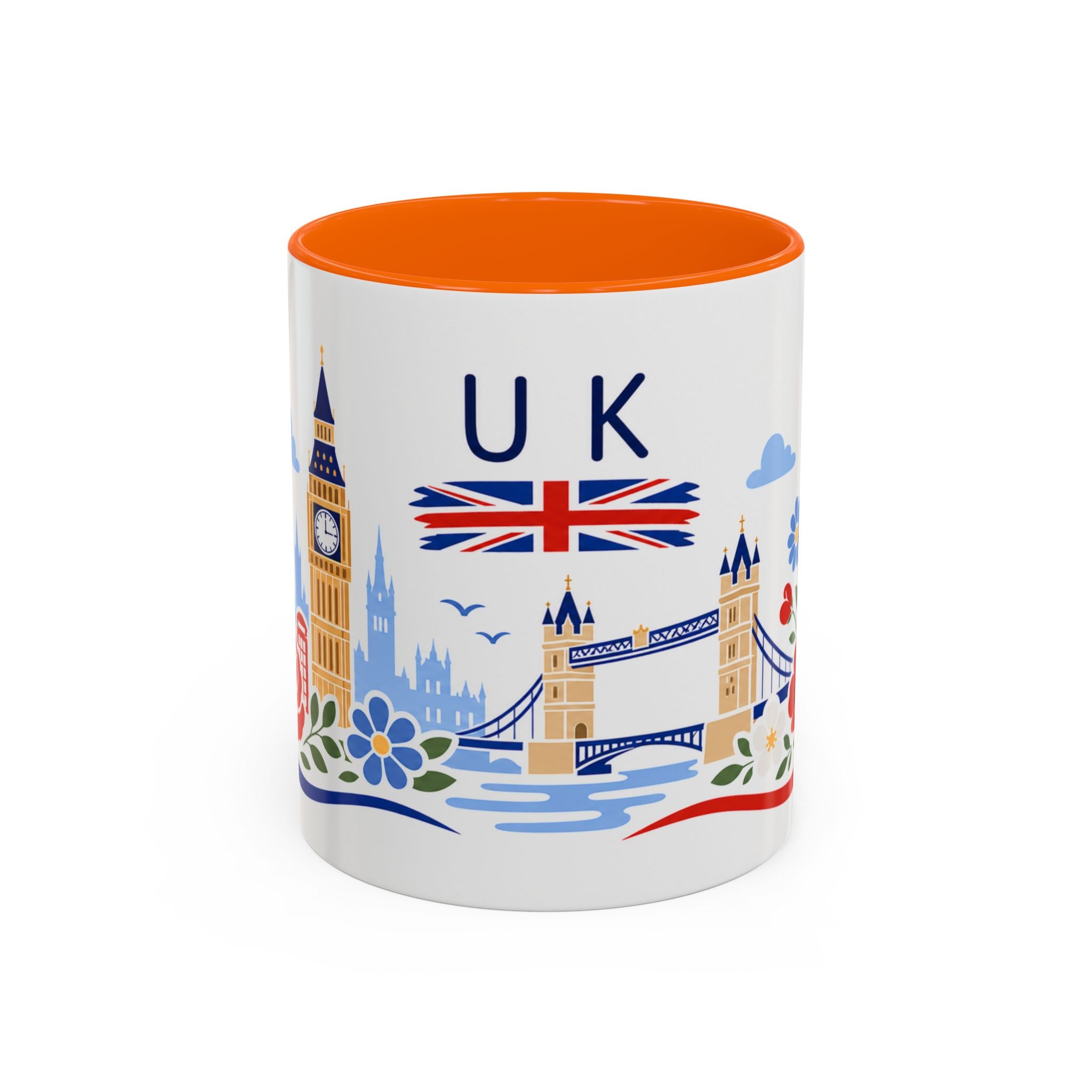 United Kingdom Coffee Mug | Travel Souvenir Accent Mug | Country Gift Ceramic Cup 11oz 15oz