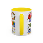 Honolulu Illustrated Travel Mug | City Souvenir Accent Coffee Mug | 11oz 15oz Ceramic Cup