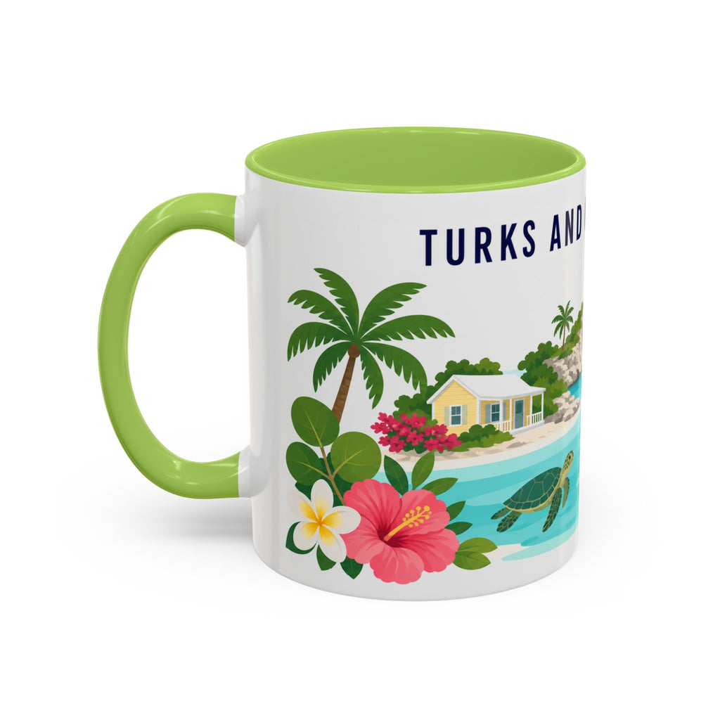 Turks and Caicos Islands Coffee Mug | Travel Souvenir Accent Mug | Country Gift Ceramic Cup 11oz 15oz