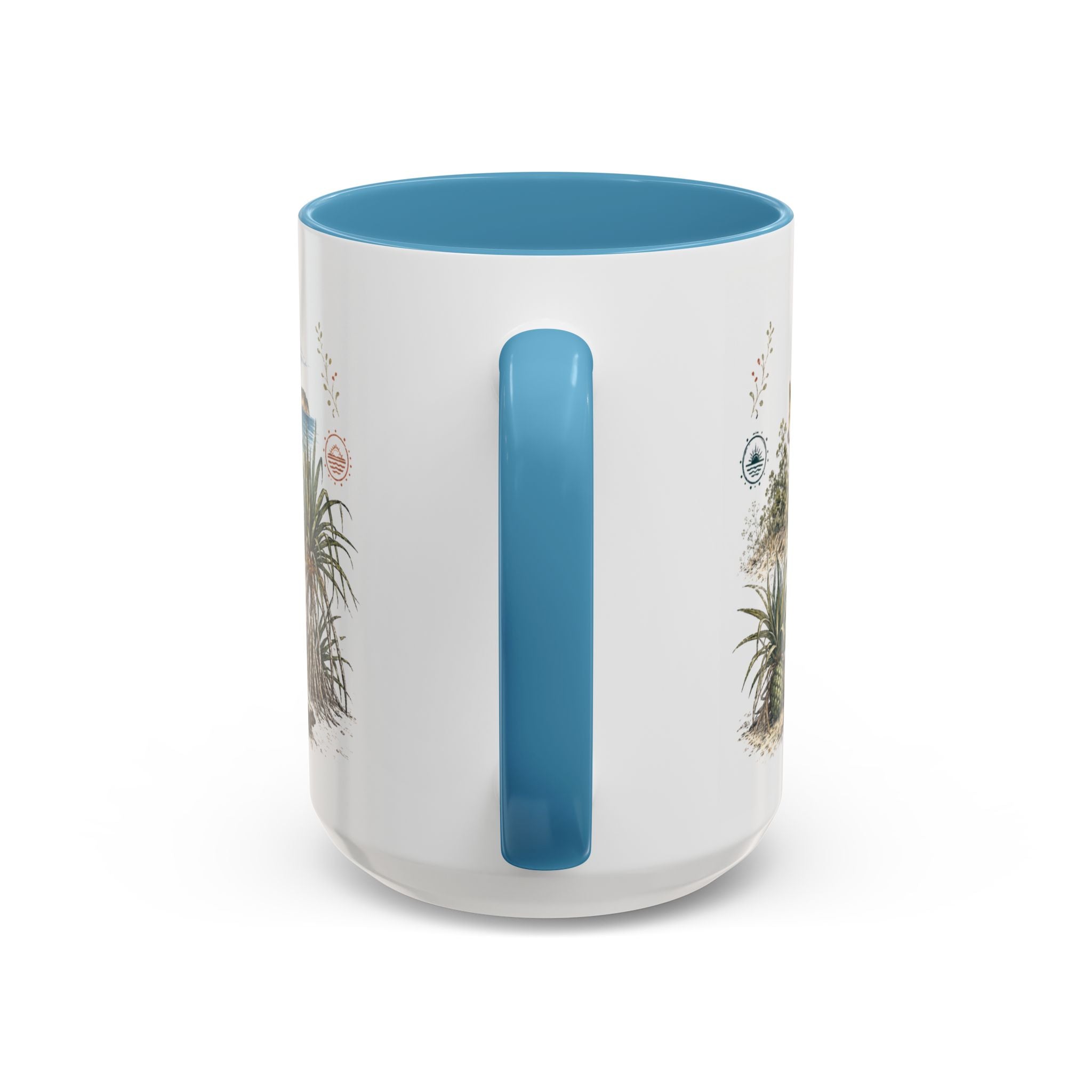 K'gari Mug, Australia Travel Souvenir, Bucket List Gift, Accent Ceramic Coffee Mug 11oz 15oz