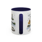 Austin Coffee Mug | Texas Souvenir City Gift | Accent Color Ceramic 11oz 15oz