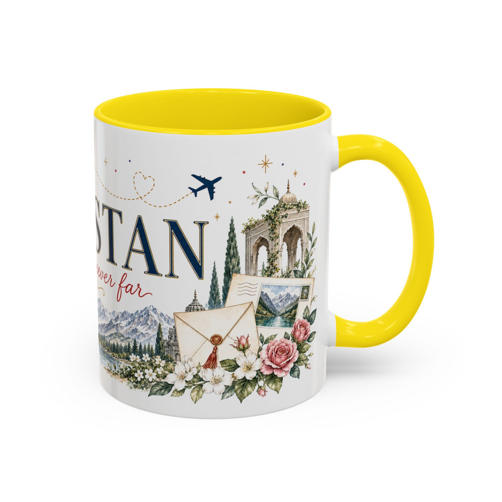 Pakistan Home Country Mug | Moving Away Gift | Long Distance Friendship | 11 oz 15 oz Accent Mug