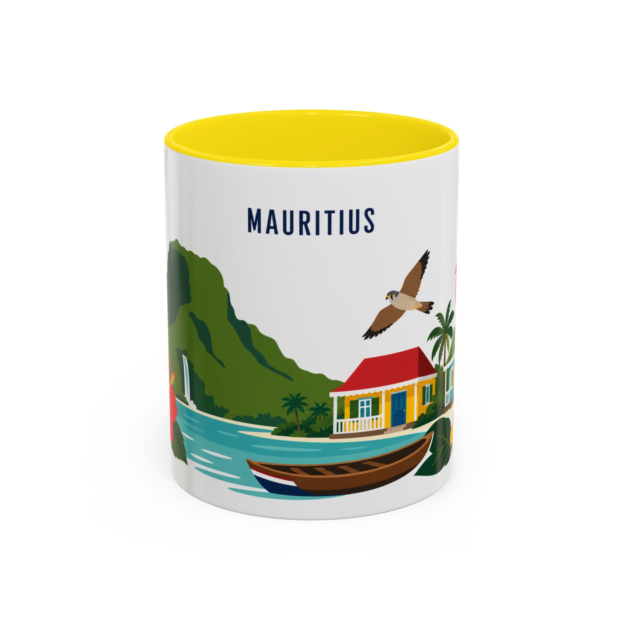 Mauritius Coffee Mug | Travel Souvenir Accent Mug | Country Gift Ceramic Cup 11oz 15oz