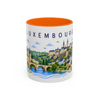 Luxembourg Coffee Mug | Travel Souvenir Accent Mug | Place Gift Ceramic Cup 11oz 15oz