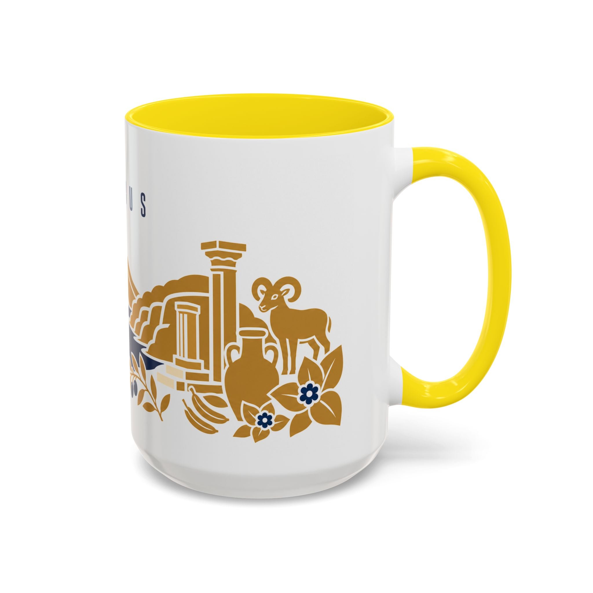 Cyprus Coffee Mug | Travel Souvenir Accent Mug | Country Gift Ceramic Cup 11oz 15oz