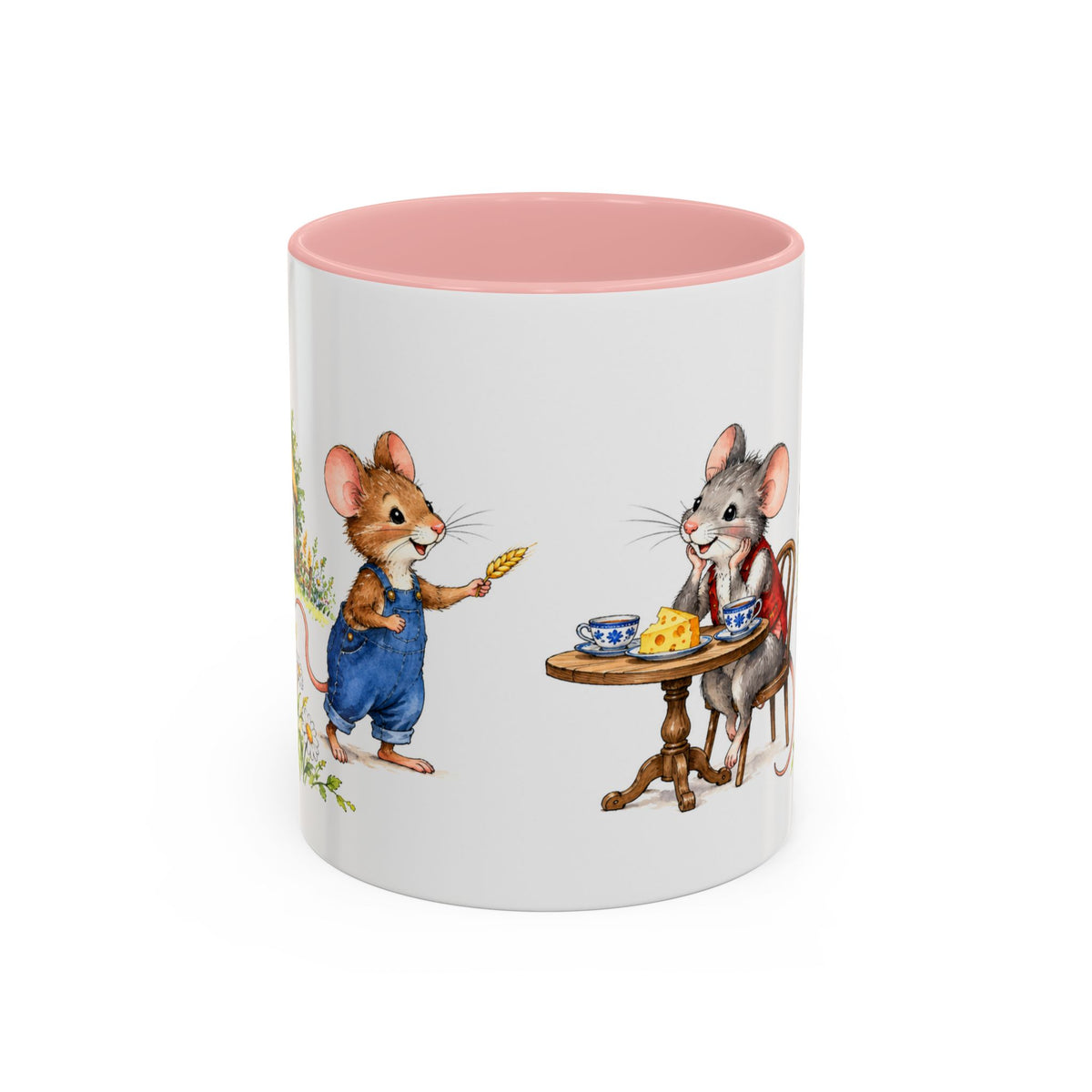 Town Mouse Country Mouse Mug | Storybook Tea Time Ceramic Mug (11oz/15oz)